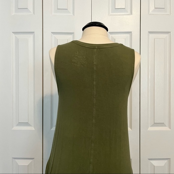 Time and Tru Olive sleeveless dress, 8-10 Medium - Picture 4 of 9